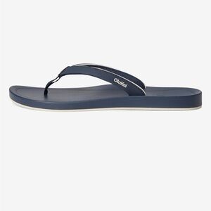 Olukai Womens Navy Flip Flops